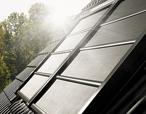 VELUX soft shutter exterior heat protection